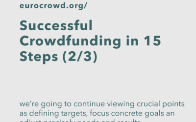 Successful Crowdfunding in 15 Steps